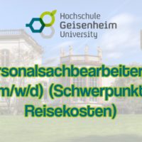 Personalsachbearbeiter Hochschule Geisenheim