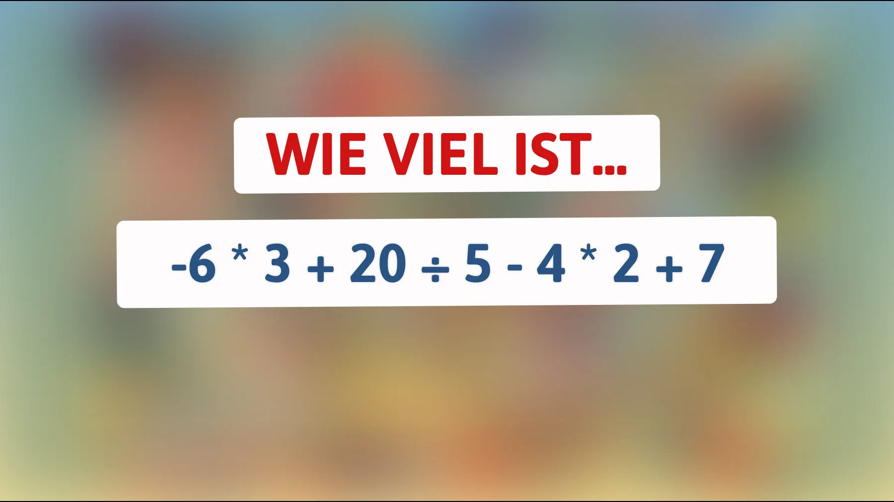 Nur Genies lösen das richtig: Schaffst du diese scheinbar einfache Rechnung ohne Fehler?"