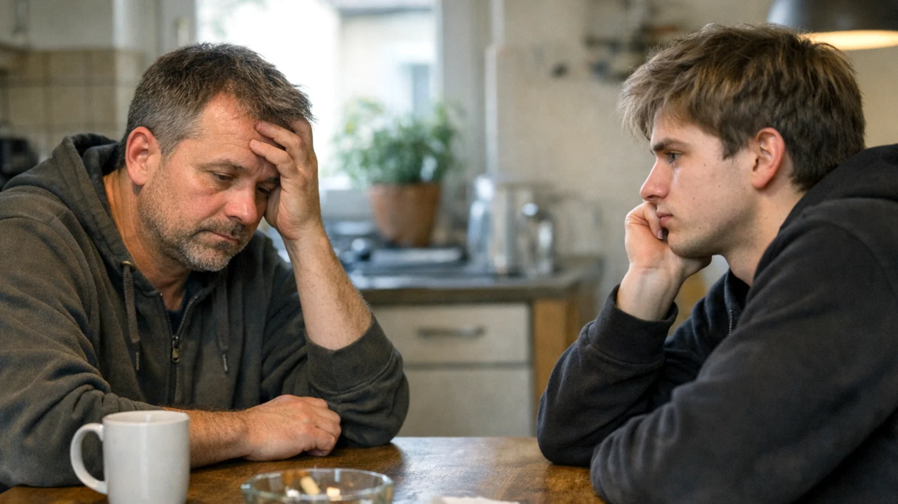 Ein Vater steht vor der Herausforderung, mit seinem jungen Erwachsenen umzugehen, der zunehmend impulsives, rebellisches und oppositionelles Verhalten zeigt. Der Sohn/die Tochter stellt ständig Regeln und Entscheidungen des Vaters in Frage, reagiert aggressiv auf Grenzsetzungen und lehnt jede Form von Autorität oder Führung ab. Der Vater fühlt sich hilflos und weiß nicht, wie er auf diese Ausbrüche reagieren soll, ohne die Beziehung weiter zu belasten."